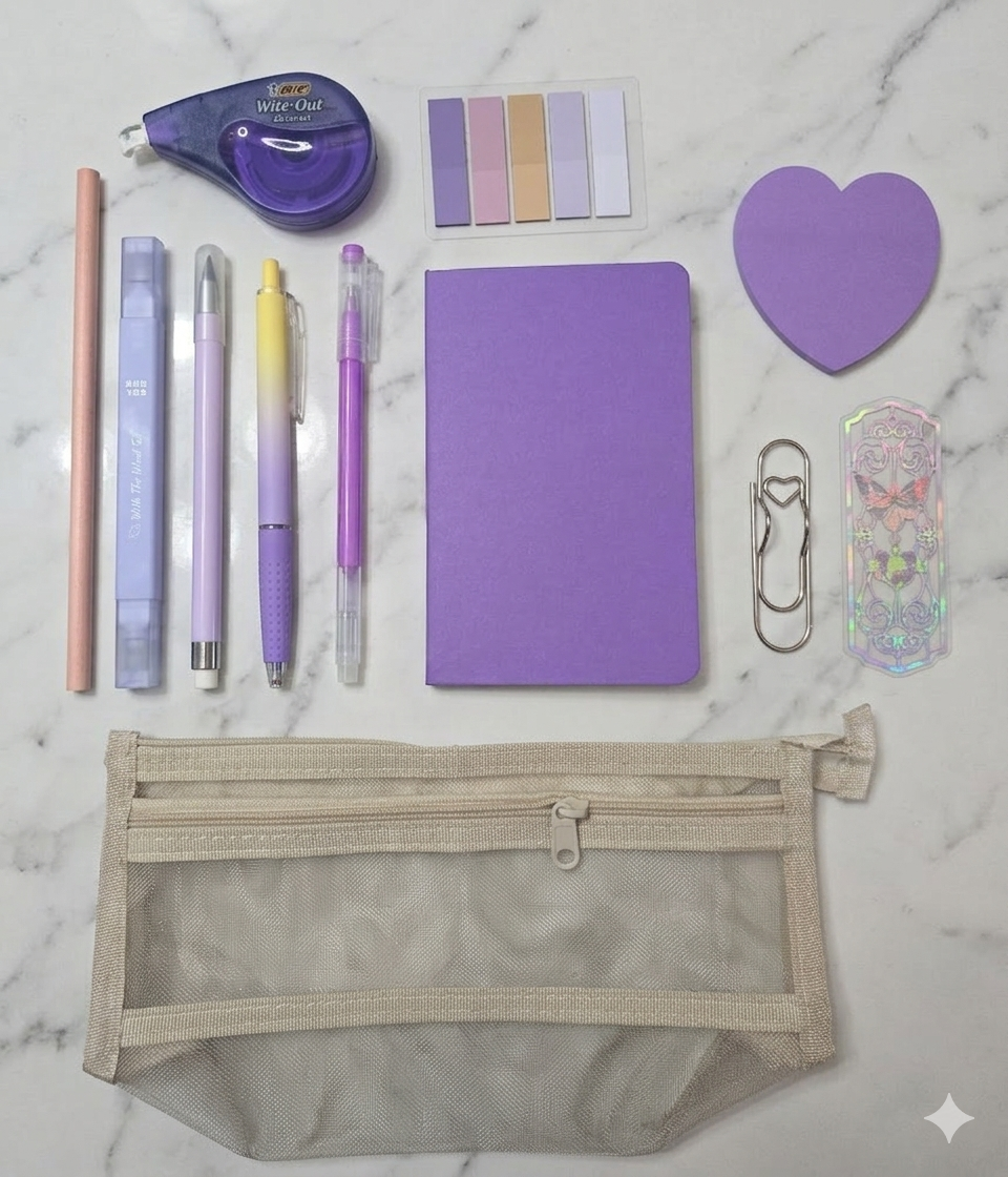 12 items stationary set